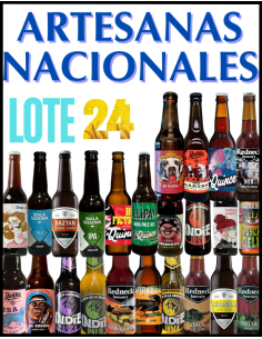 LOTE - ARTESANAS NACIONALES Nº1+Nº2 - Según Stock 24 botellas - Buscador de Cervezas - Brewhouse