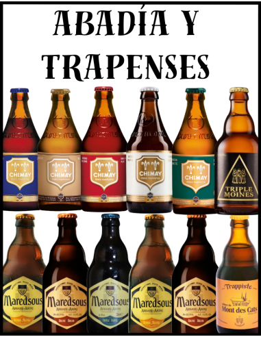 LOT - ABADIA AND TRAPENCES Nº1 - According to Stock 12 Bottles x 33cl