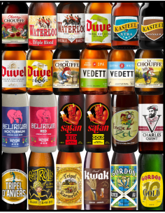 LOTE - BELGAS ESPECIALES Nº 1+Nº 2 - Según Stock 24 Botellas x 33cl - Buscador de Cervezas - Brewhouse