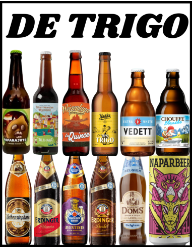 LOT - CERVEJAS DE TRIGO - De acordo com o stock 12 Garrafas