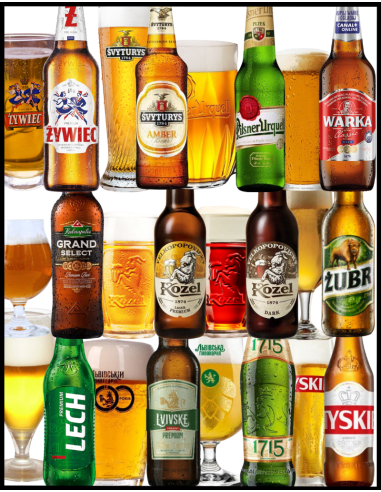 LOT - EASTERN COUNTRIES - According to Stock 12 33cl Bottles