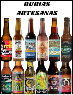 LOTE - RUBIAS  ARTESANAS - Según Stock 12 Botellas 33cl - Buscador de Cervezas - Brewhouse