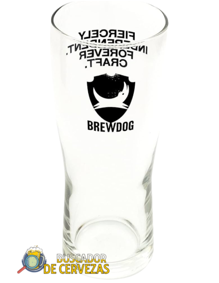 Copo de 50cl de cerveja de marca BREWDOG