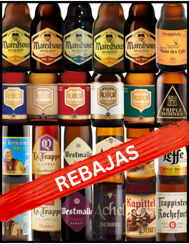 LOTE - ABBEY E TRAPÉS №1+№2 - De acordo com o stock 24 garrafas x 33cl