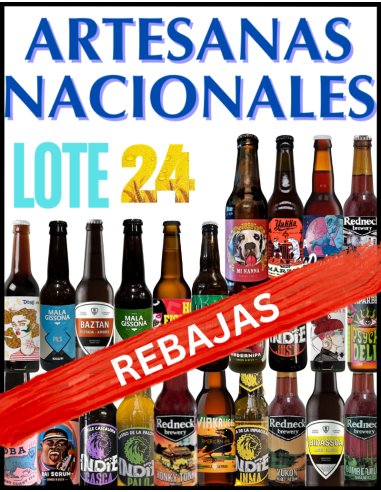 LOTE - ARTESANAS NACIONALES Nº1+Nº2 - Según Stock 24 botellas