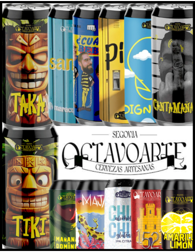 LOT - OCTAVO ARTE - According to Stock 12 Cans