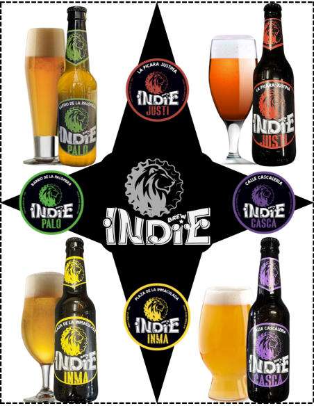 LOTE - BREW INDIE - 12 Units 33cl