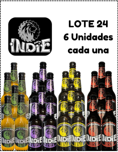 LOTE - BREW INDIE - 24 Unidades 33cl - Buscador de Cervezas - Brewhouse