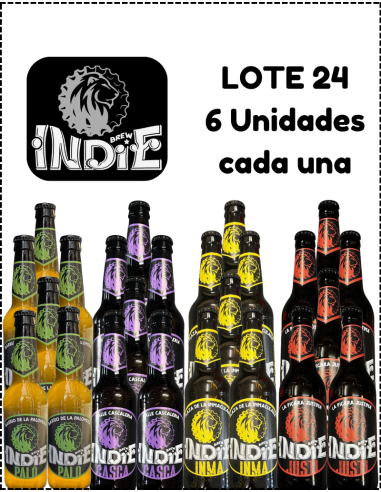 BREW INDIE LOTE - - 24 Unidades 33cl