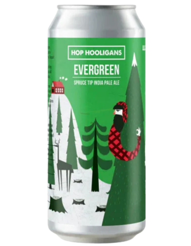 HOP HOOLIGANS - EVERGREEN - Spruce tip IPA 50cl