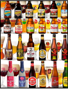 LOTE - ESPECIAL BELGAS Nº 1+Nº 2 - Conforme stock 24 garrafas x 33cl 2