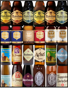 LOTE - ABBEY E TRAPÉS №1+№2 - De acordo com o stock 24 garrafas x 33cl