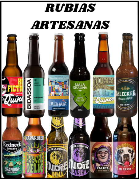LOT - RUBIAS ARTESANAS - According to Stock 12 Bottles 33cl