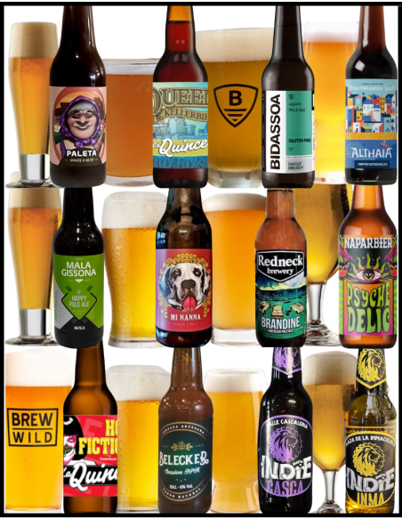 LOTE - RUBIAS  ARTESANAS - Según Stock 12 Botellas 33cl