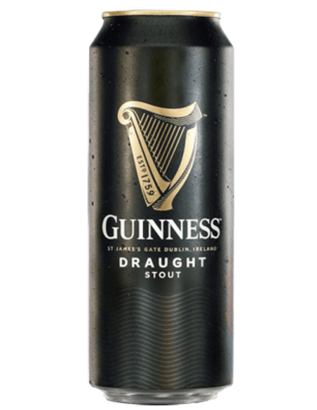 GUINNESS - DRAUGHT STOUT - Cerveja seca irlandesa 33cl