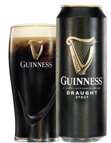 GUINNESS - DRAUGHT STOUT - Cerveja seca irlandesa 33cl