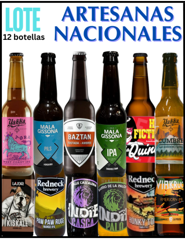 LOTE - ARTESANAS NACIONALES Nº 1 - Conforme stock 12 garrafas x 33cl