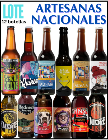LOT - ARTESANAS NACIONALES Nº 2 - According to Stock 12 Bottles x 33cl with glasses