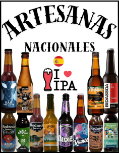 LOTE - IPA´S NACIONALES - Según Stock 12 botellas - 33cl