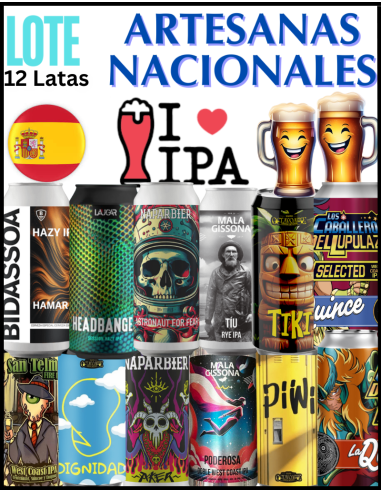 LOTE - IPA´S NACIONALES - Según Stock 12 Latas - 44cl