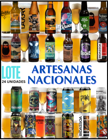 LOTE - IPA´S NACIONALES - Según Stock 12 Latas 44cl + 12 Botellas 33cl