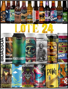 LOTE - IPA´S NACIONALES - Según Stock 12 Latas 44cl + 12 Botellas 33cl 2
