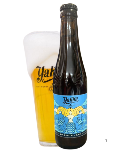 YAKKA - BLONDE - Loura belga (sem glúten) 33cl com copo