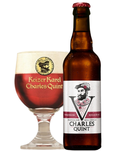 CHARLES QUINT(CARLOS V) - RUBY RED - Belgian Dark Ale 33cl con copa