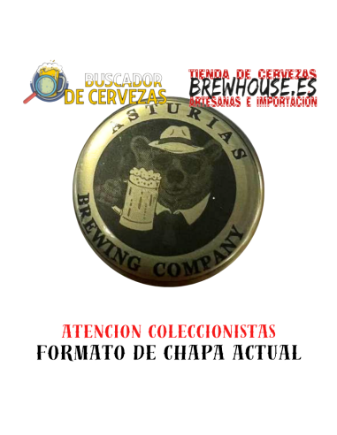 chapa de botella color oro con dibujo de marca