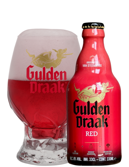 GULDEN DRAAK - RED - Cerveja forte belga 33cl com copo