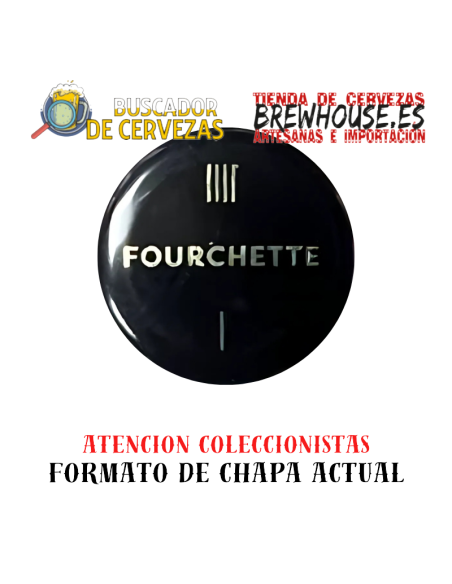 chapa de botella color negro con dibujo de marca