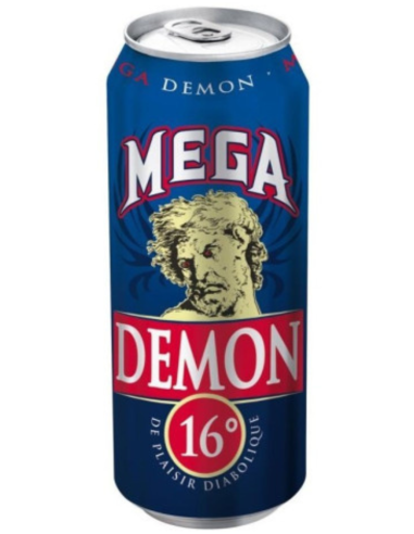 BIERE - MEGA DEMON - Cerveja Forte Europeia Lager Lata 50cl