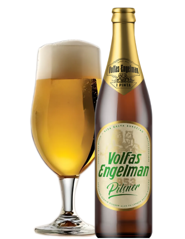 VOLFAS ENGELMAN - PILSNER - German Lager 57cl com copo