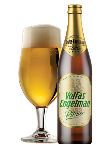 VOLFAS ENGELMAN - PILSNER - German Lager 57cl com copo