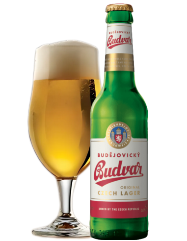BUDVAR - ORIGINAL - Cerveja checa 33cl com copo