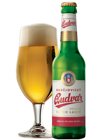 BUDVAR - ORIGINAL - Cerveja checa 33cl com copo