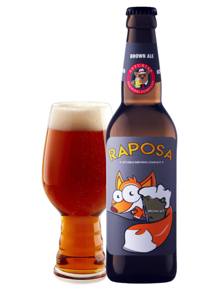 ASTURIAS BREWING CO - RAPOSA - Brown Ale 33cl