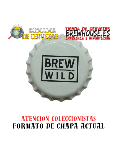 chapa de botella color blanco con dibujo de marca