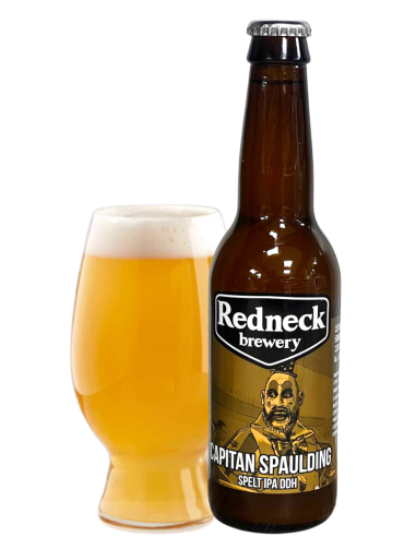 REDNECK - CAPTAIN SPAULDING - Spelt Hazy IPA 33cl com copo