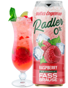 VOLFAS ENGELMAN - RASPBERRY 0% (RASPBERRY) Alcohol Free - Radler Can 50cl 2