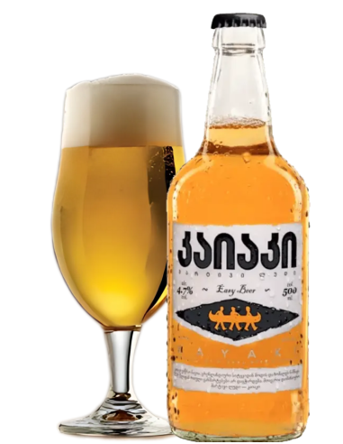 GLOBAL BEER GEORGIA - KAYAKI EASY BEER - Lager 50cl with glass