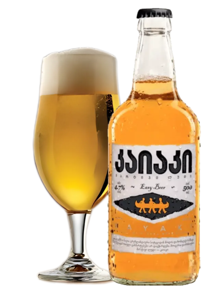 GLOBAL BEER GEORGIA - KAYAKI EASY BEER - Lager 50cl with glass