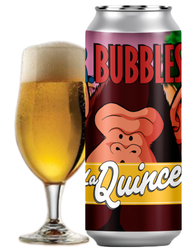 LA QUINCE - MR.BUBBLES - Lata de cerveja checa - 44cl com copo