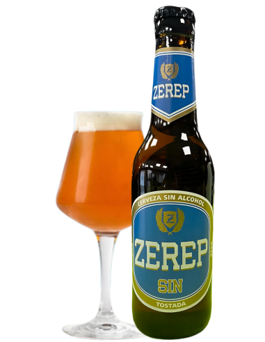 ZEREP - SIN - Tosta sem álcool 33cl com copo