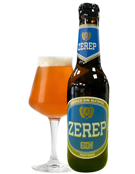 ZEREP - SIN - Tosta sem álcool 33cl com copo