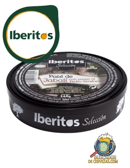 IBERITOS - PATÉ JABALÍ P.X. - 140g