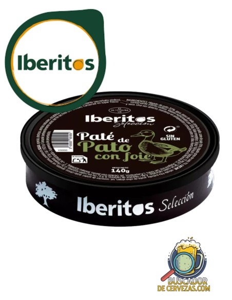 IBERITOS - PATÉ DE PATO COM FOIE - 140g
