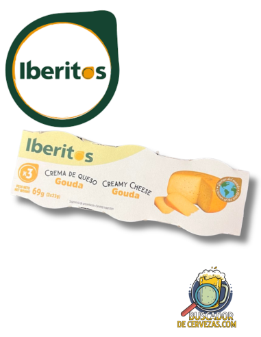 IBERITOS - CREMA DE QUESO GOUDA - 3x23g