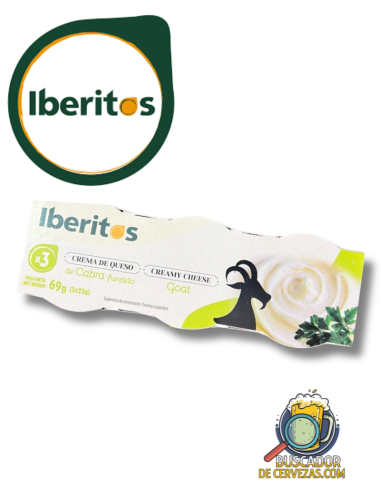 IBERITOS - CREME DE QUEIJO DE CABRA - 3x23g