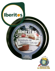 IBERITOS - BRANDADE DE BACALHAU COM ALHO - 110g